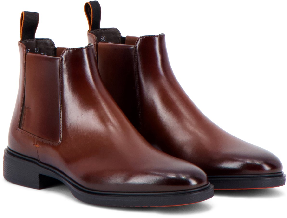 Santoni Instapschoen Bruin Bruin