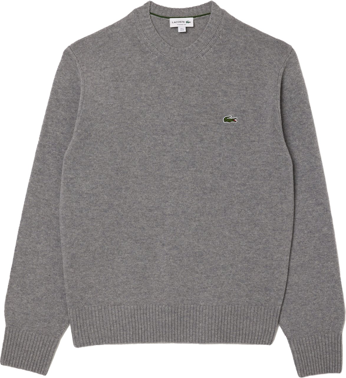 Lacoste pull wol grijs Grijs