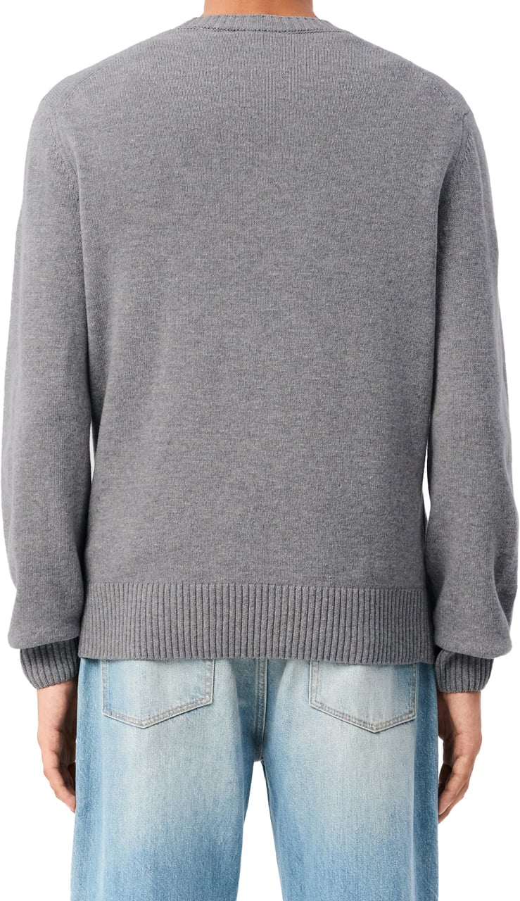 Lacoste pull wol grijs Grijs