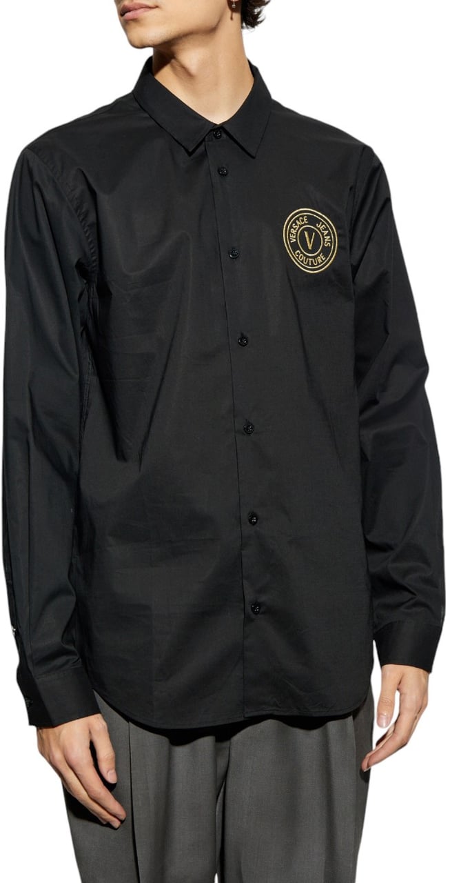 Versace Jeans Couture Heren Overhemd Zwart