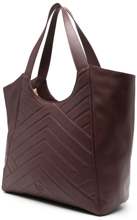 Pinko Borsa Tote Puzzle Bruin