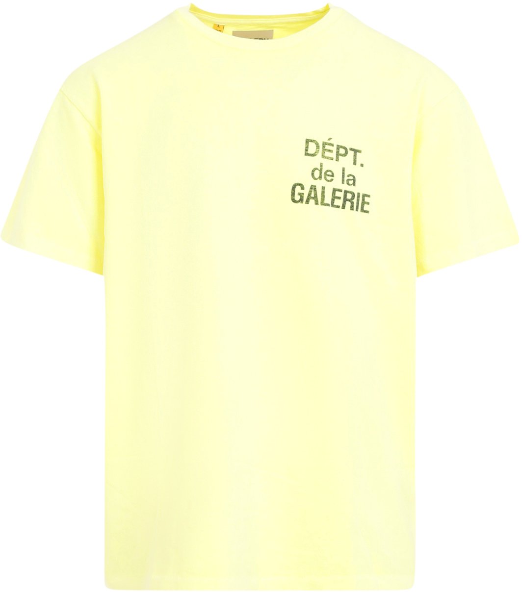 GALLERY DEPT Gallery Dept. French Tee (Flo Yellow) Geel