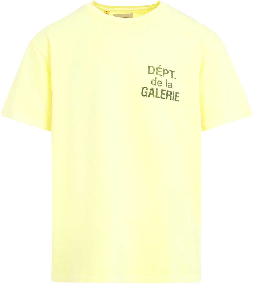 GALLERY DEPT Gallery Dept. French Tee (Flo Yellow) Geel