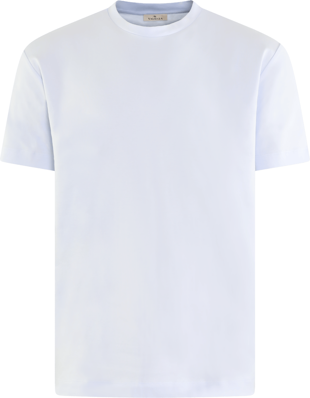 Valenza Heren Interlock Supima T-Shirt Blauw Blauw