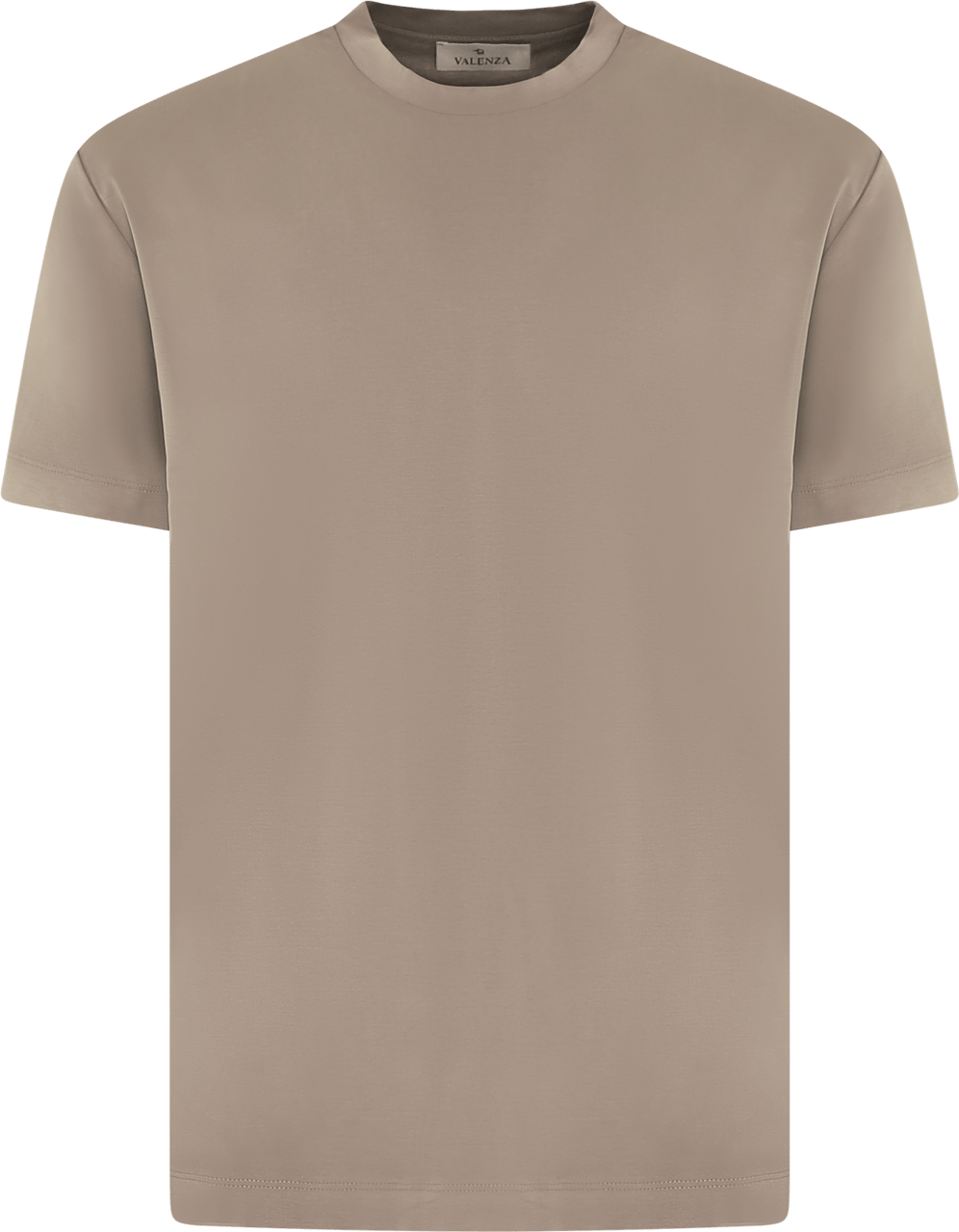 Valenza Heren Interlock Supima T-Shirt Grijs Grijs