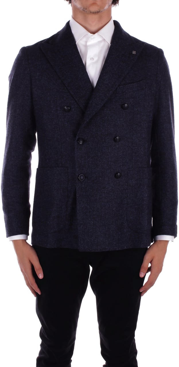 Tagliatore Jackets Blue Blauw