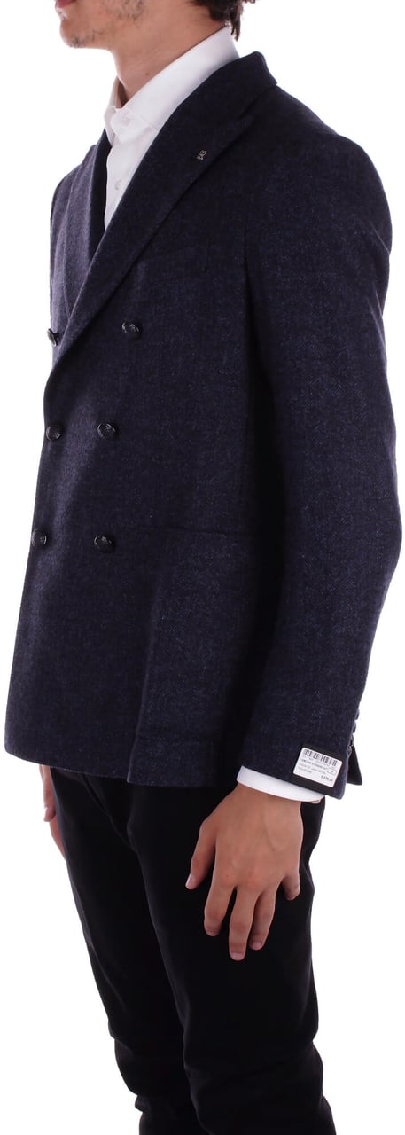 Tagliatore Jackets Blue Blauw