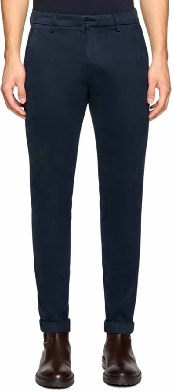 Dondup Slim fit pants 'Gaubert' Blauw