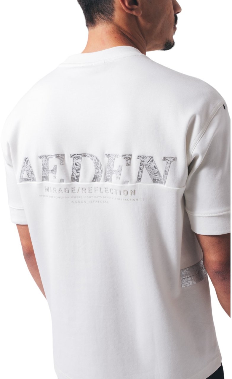 Aeden Heren T-shirt Wit Wit