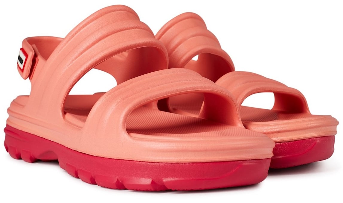 Hunter Bloom Algae Foam Sandals Oranje