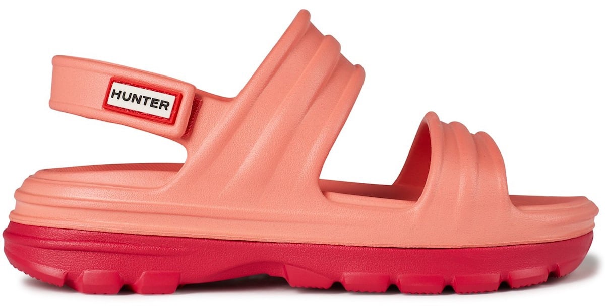 Hunter Bloom Algae Foam Sandals Oranje