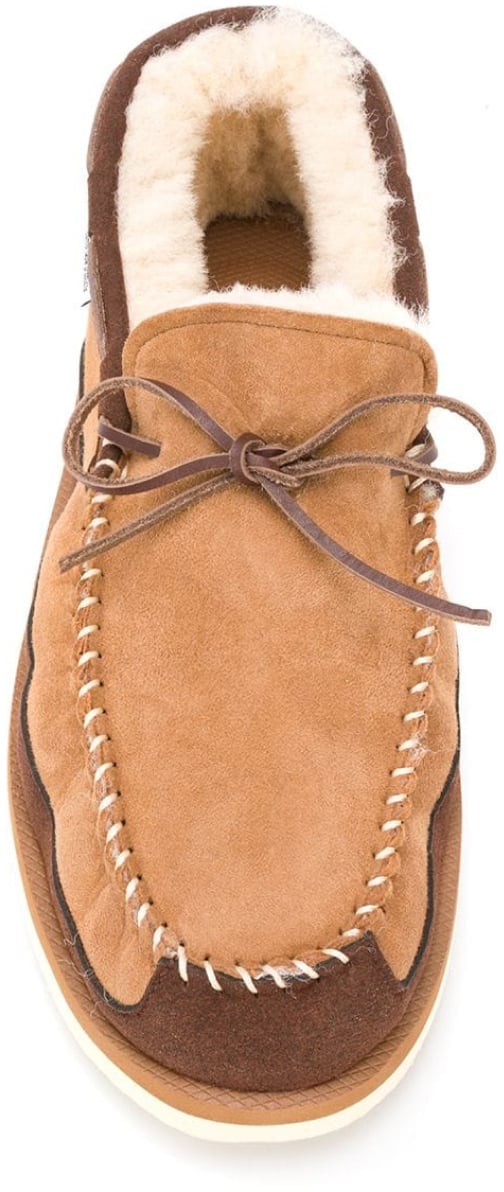 Suicoke Shearling-lined Loafers Bruin