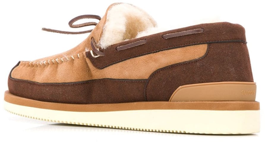 Suicoke Shearling-lined Loafers Bruin