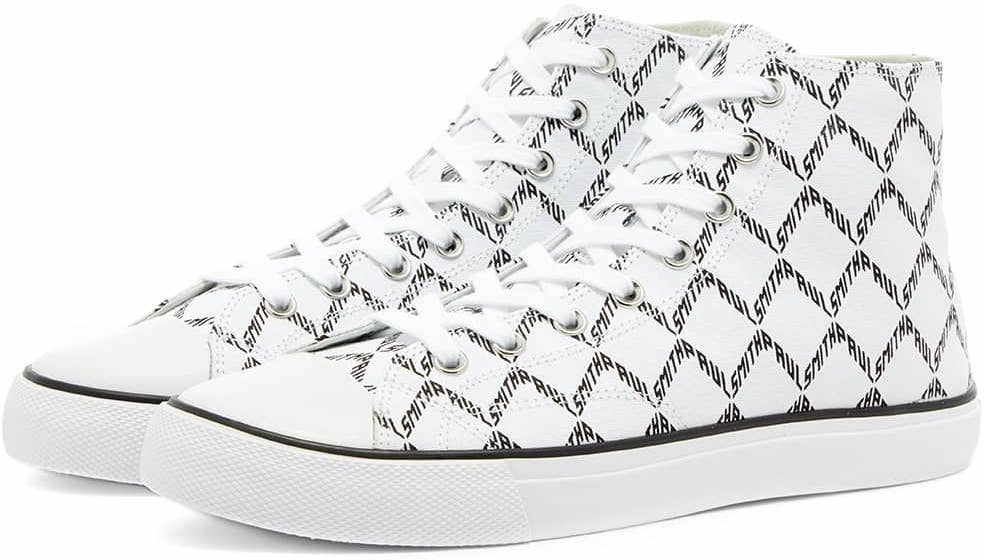 Paul Smith Carver Logo Hi-top Sneakers Wit
