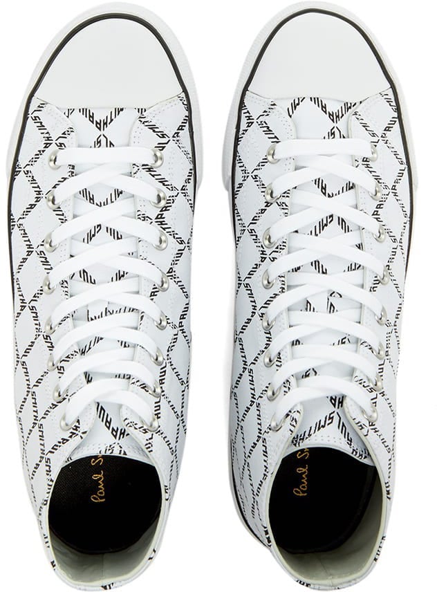 Paul Smith Carver Logo Hi-top Sneakers Wit