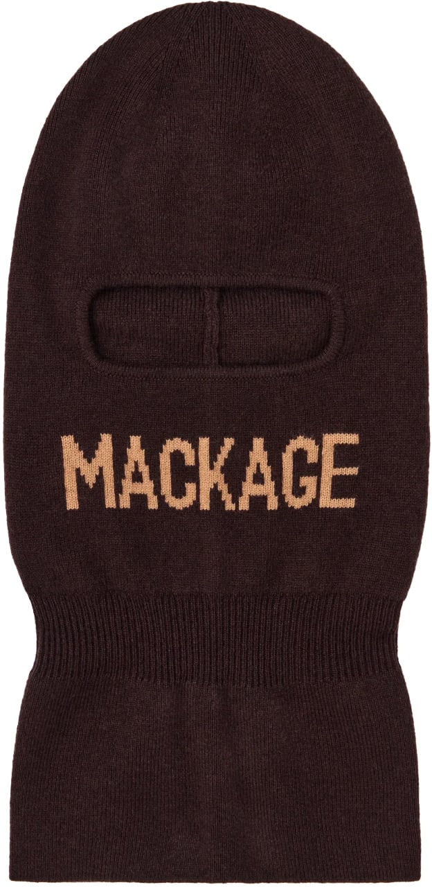 Mackage Ski Bala Logo Balaclava Bruin