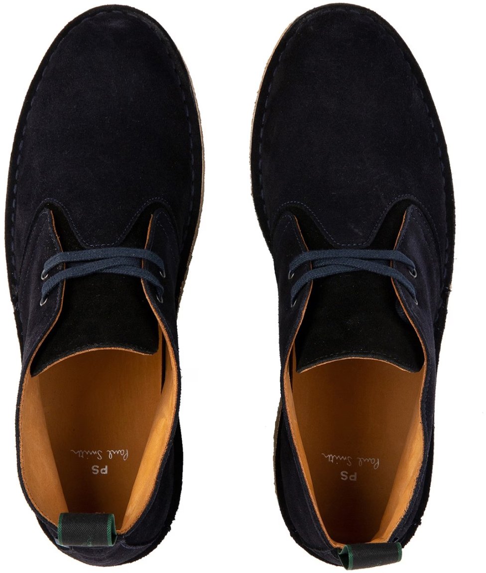 Paul Smith Ps Conroy Lace-up Desert Boots Blauw