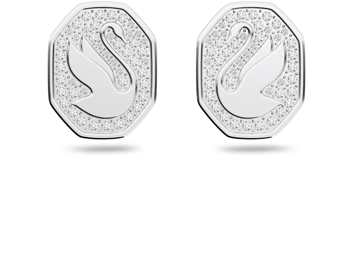 Swarovski Signum Stud Earrings Zilver