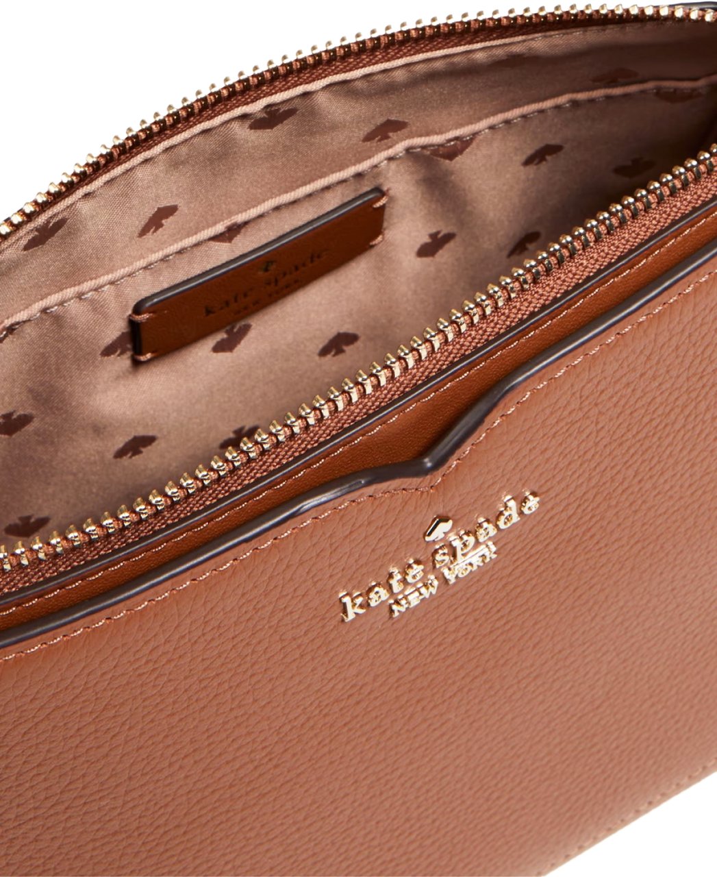 Kate Spade New York Harlow Pebbled Leather Crossbody Bag Bruin