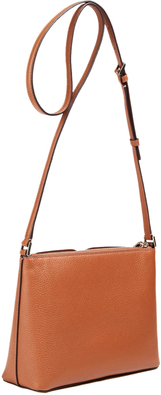 Kate Spade New York Harlow Pebbled Leather Crossbody Bag Bruin