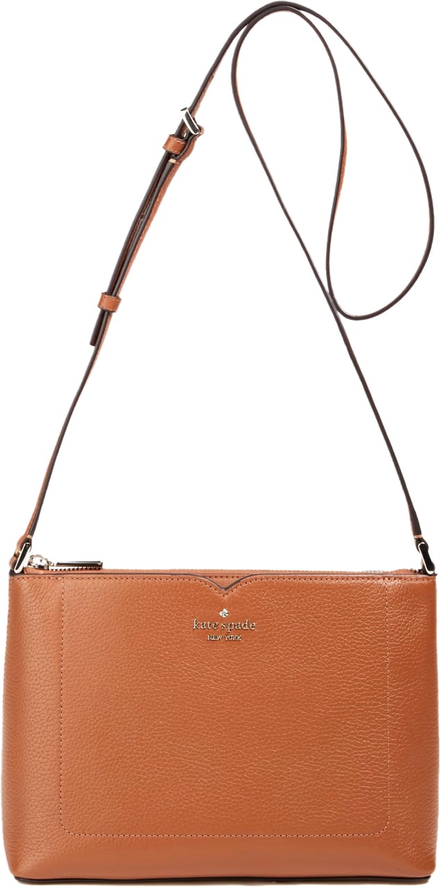 Kate Spade New York Harlow Pebbled Leather Crossbody Bag Bruin
