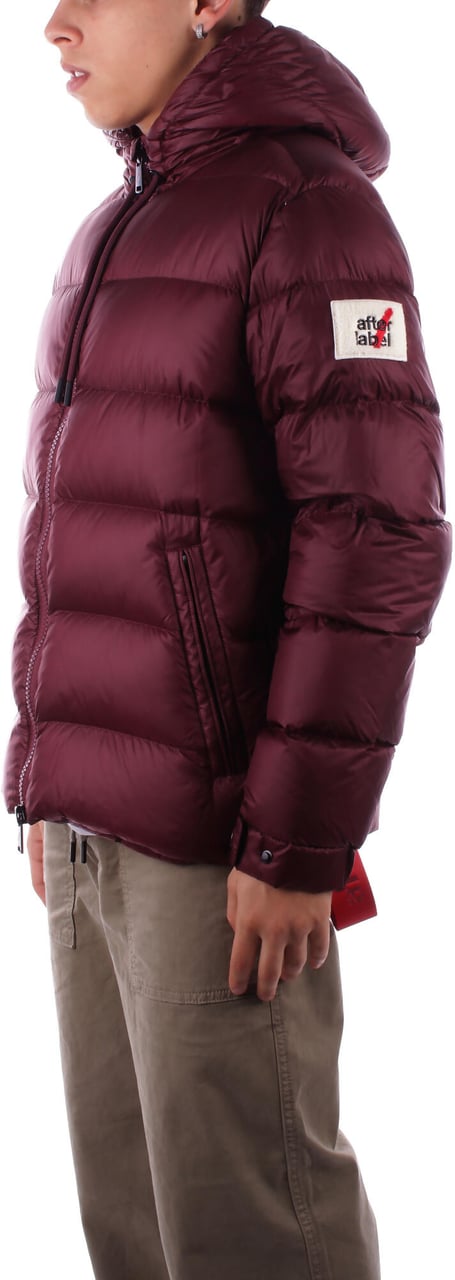 After Label Coats Bordeaux Rood