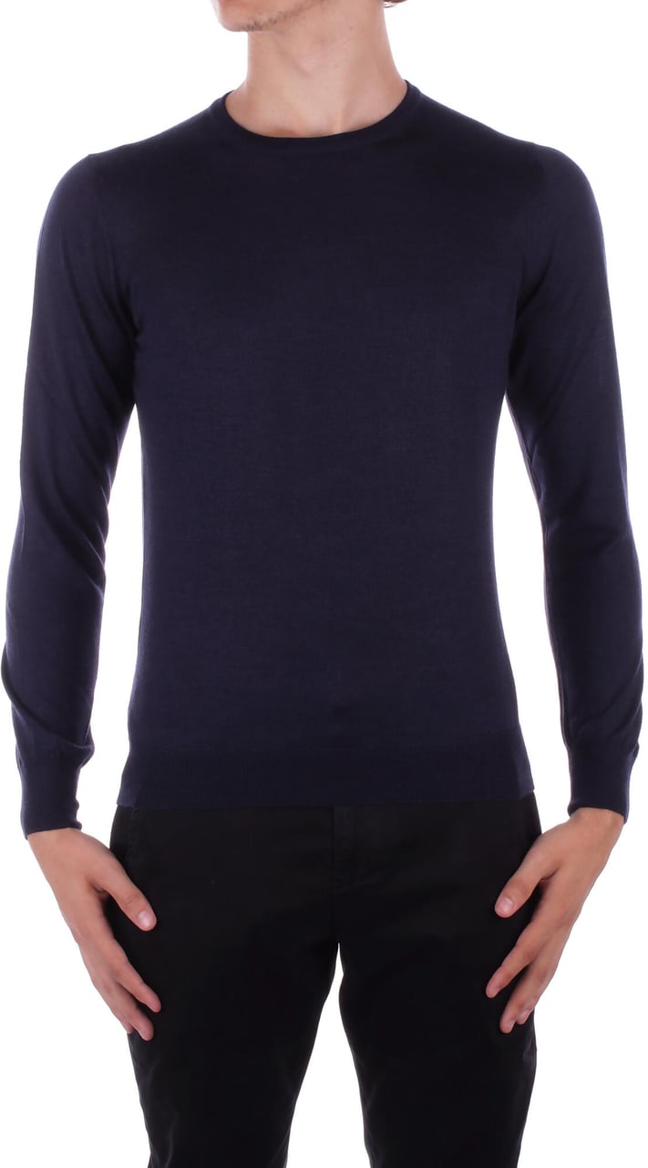 Tagliatore Sweaters Blue Blauw