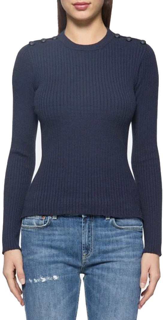 Dondup Sweaters Blue Blauw