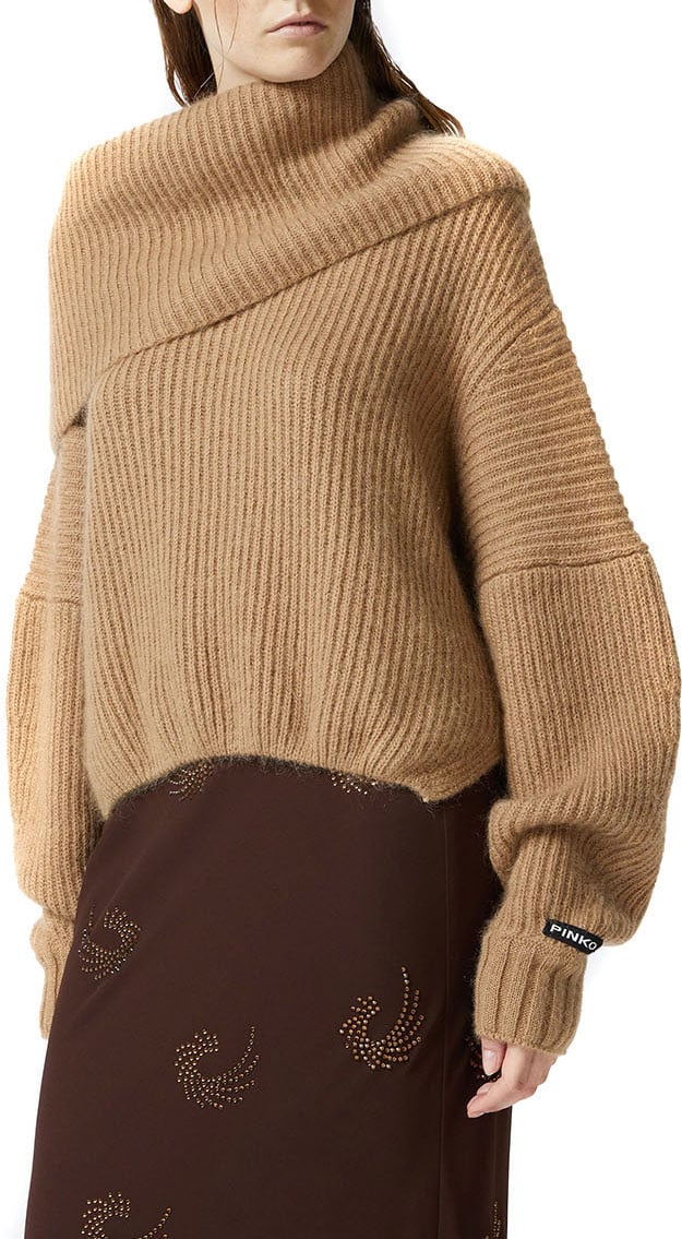 Pinko Sweaters Beige Beige