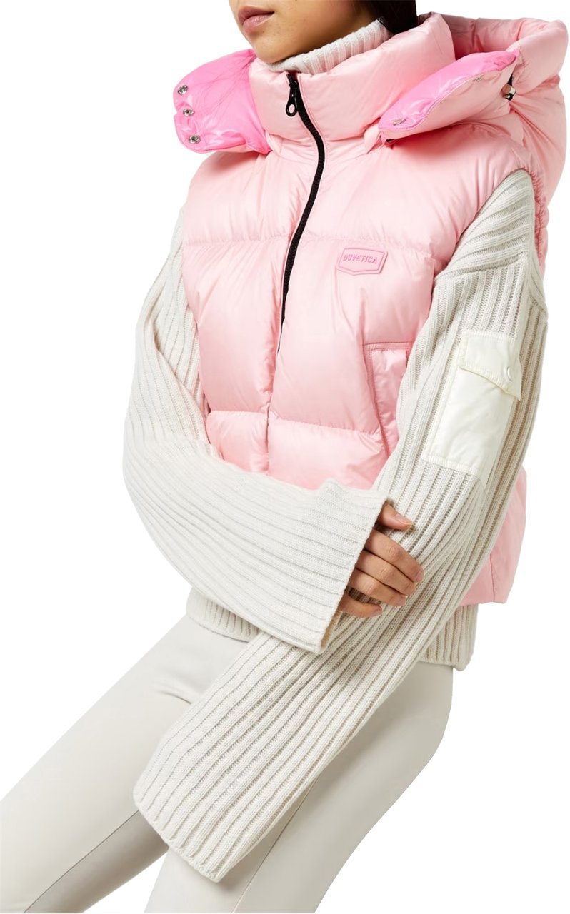 Duvetica Vindemiatrix Puffer Down Vest Jacket Roze