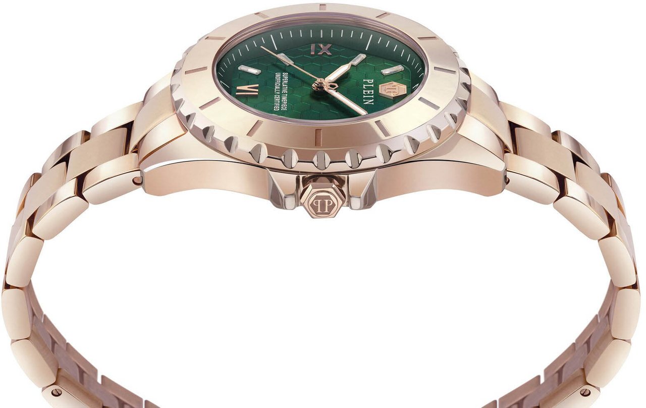 Philipp Plein PWPOA0824 Plein Heaven dameshorloge Groen