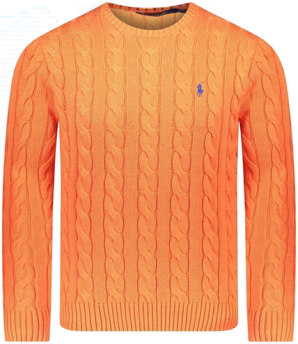Ralph Lauren Cable Knit Classic Spring Melon Divers
