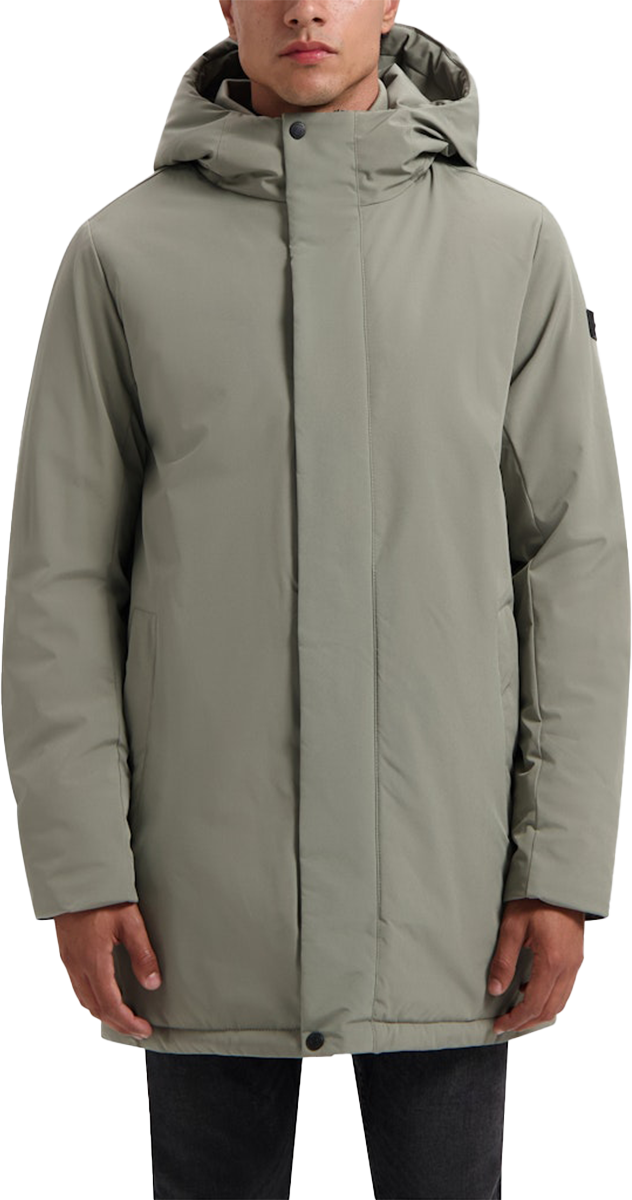 Pure Path Pure Path Regular Fit Jackets Parka Groen