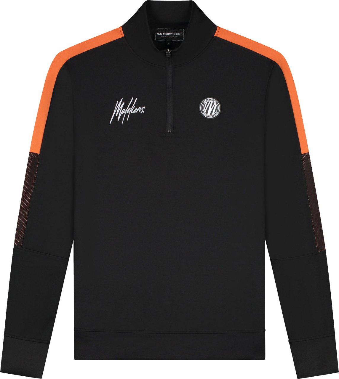 Malelions Malelions Sport Transfer Quarter Zip Tracksuit Zwart