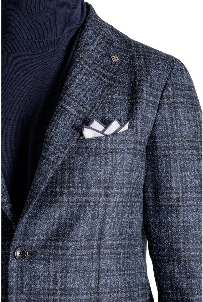 Tagliatore Jackets Blue Blauw