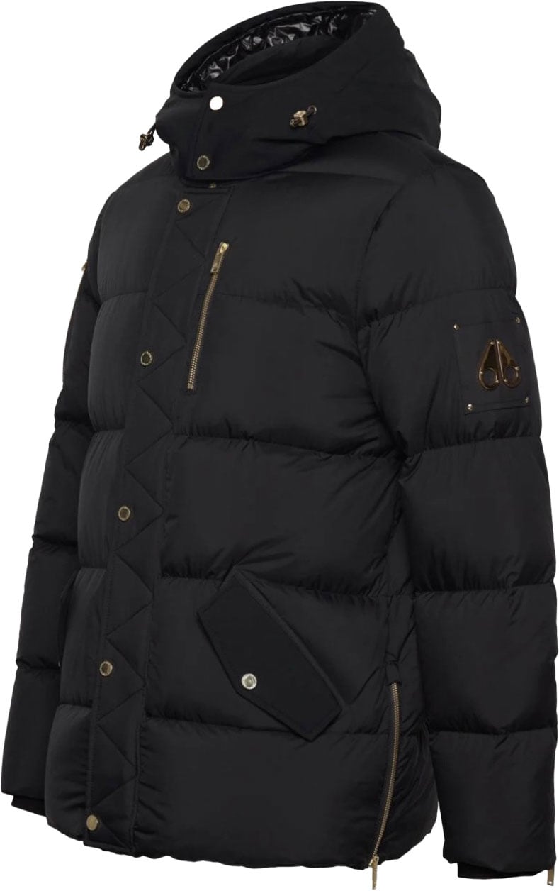 Moose Knuckles Everest Q Black Gold Zwart