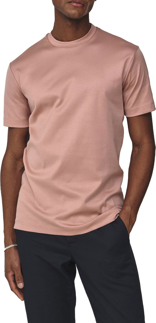 Valenza Interlock Supima T-Shirt Tea Rose Roze