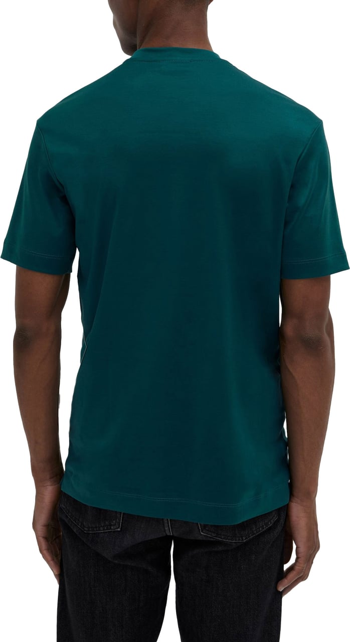 Valenza Interlock Supima T-Shirt PetroL Groen