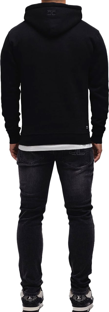 JORCUSTOM ThinLine Slim Fit Hoodie Black Zwart