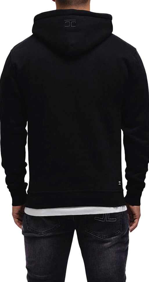 JORCUSTOM ThinLine Slim Fit Hoodie Black Zwart