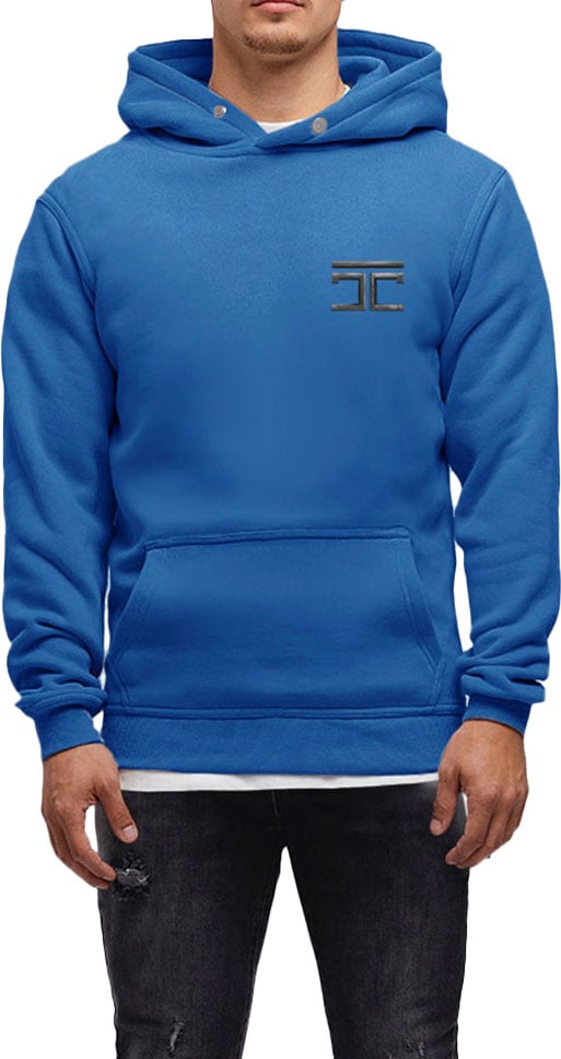 JORCUSTOM Atlas Slim Fit Hoodie Cobalt Blauw
