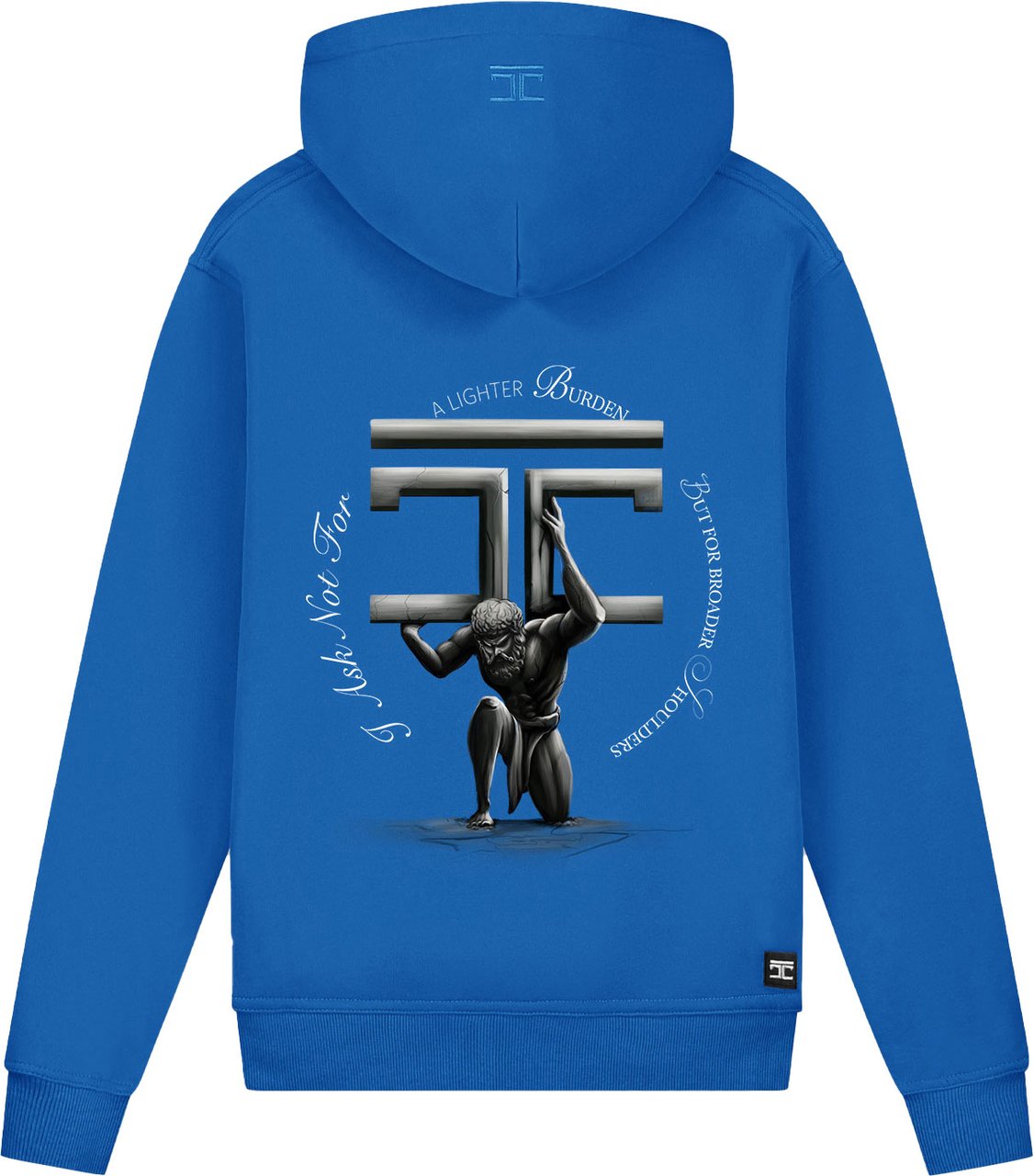JORCUSTOM Atlas Slim Fit Hoodie Cobalt Blauw
