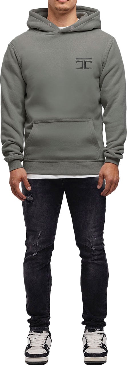 JORCUSTOM Atlas Slim Fit Hoodie AnthGrey Grijs