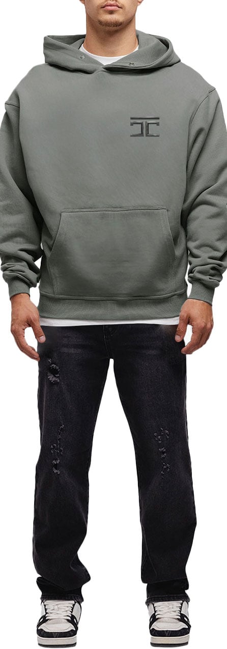 JORCUSTOM Atlas Oversized Hoodie AnthGrey Grijs