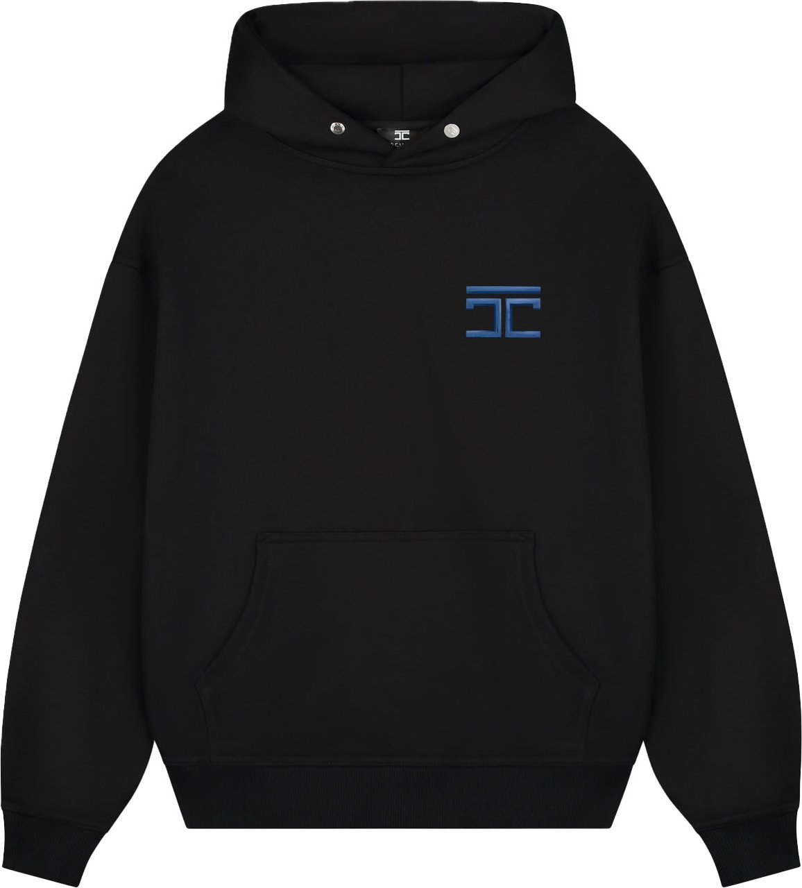 JORCUSTOM Atlas Zipped Hoodie Black Zwart