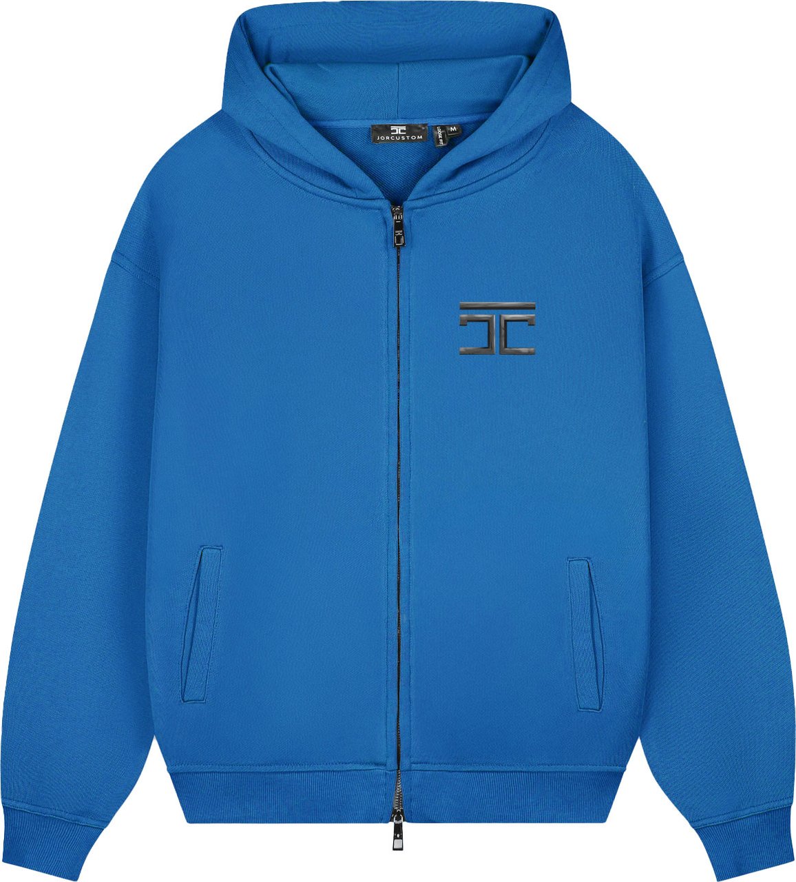 JORCUSTOM Atlas Zipped Hoodie Cobalt Blauw
