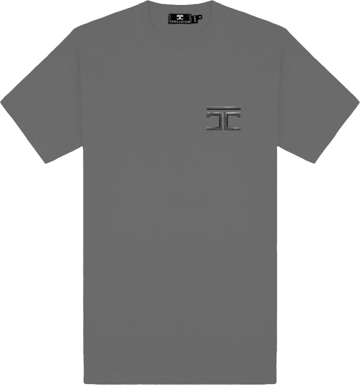 JORCUSTOM Atlas Slim Fit T-Shirt AnthGrey Grijs
