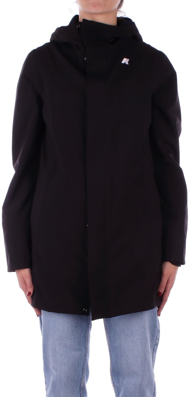 K-WAY Coats Blackblue Depth Zwart