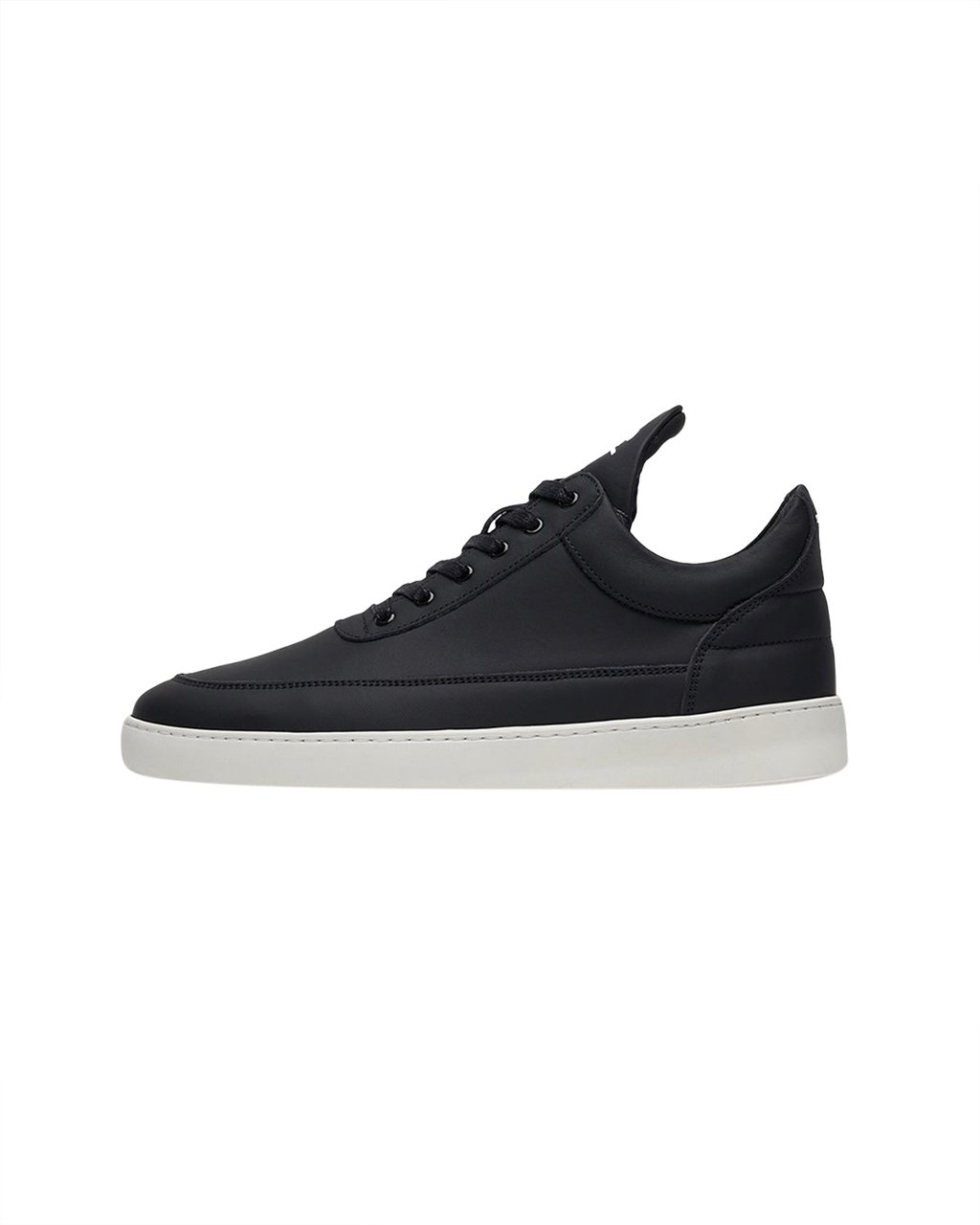 Filling Pieces Low Top Organic Nappa Black Zwart