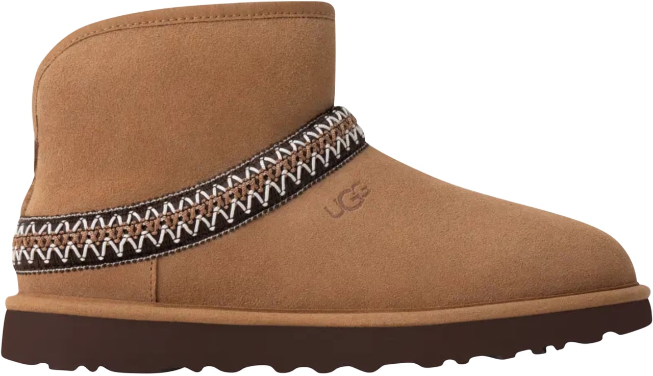 UGG Ugg Classic Mini Crescent Enkellaarzen Cognac 1158262 Bruin